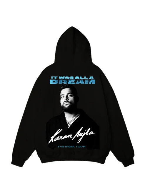 Karan Aujla Dream Tour Designed Oversized Hoodie My Store