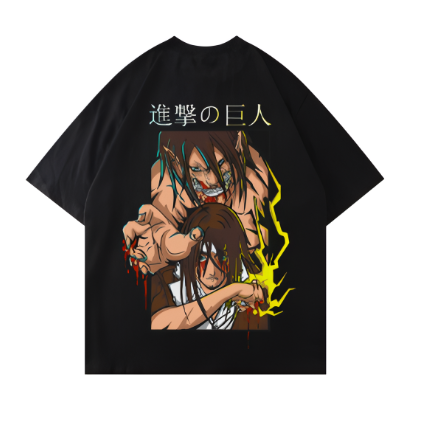 Eren Attack Titan Oversized T-Shirt My Store