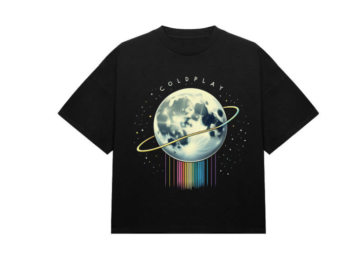 Coldplay Moon Oversized T-Shirt My Store