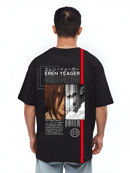 Attack On Titan : Eren Attack Titan Oversized T-Shirt My Store